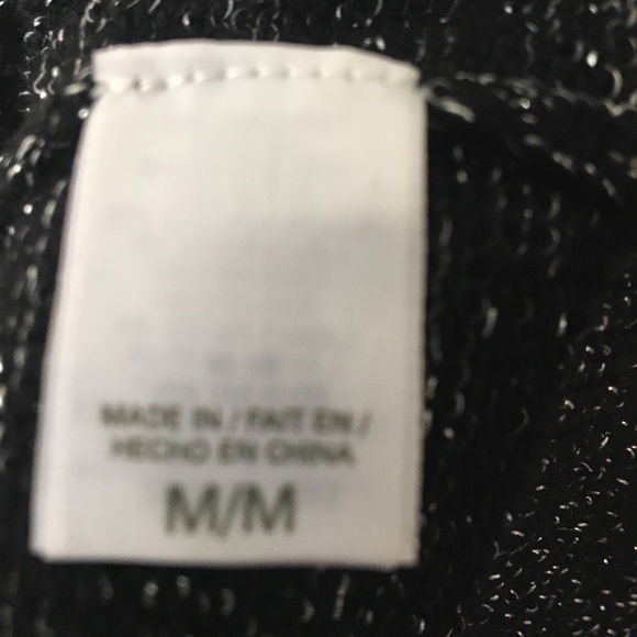 Victoria Secret Womens Sweater Black Shimmer Medium - Picture 4 of 6